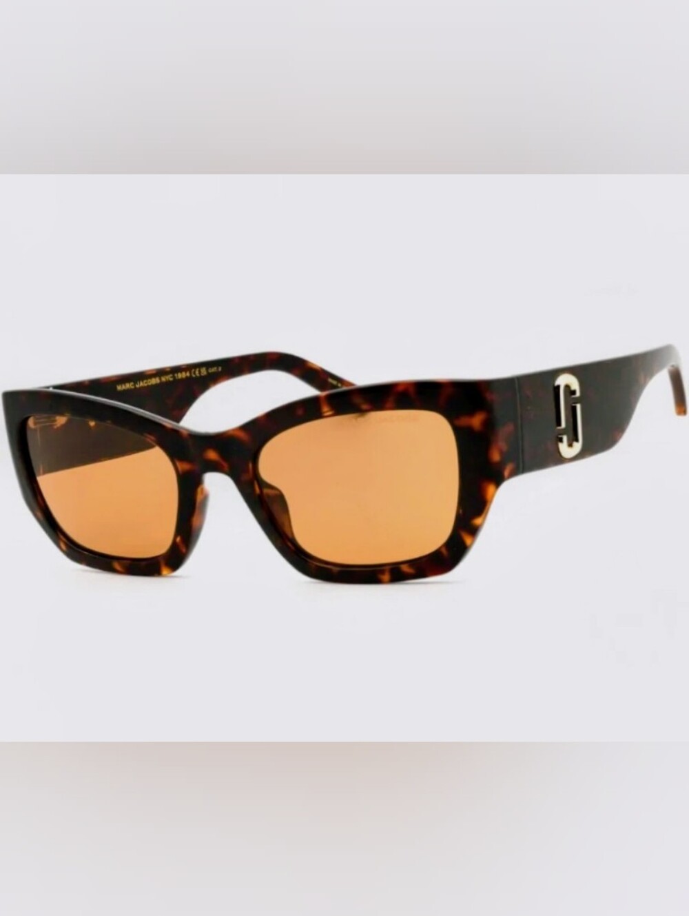 Marc Jacobs Havana Rectangle NWT Women's Sunglasses